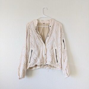 Free People Daisy Eyelet Jacket